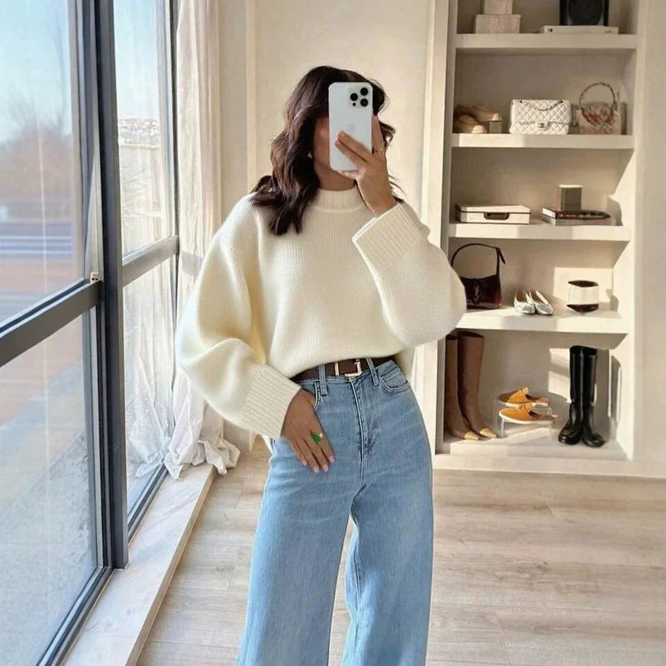 Pull Cozy Oversize – Col Rond