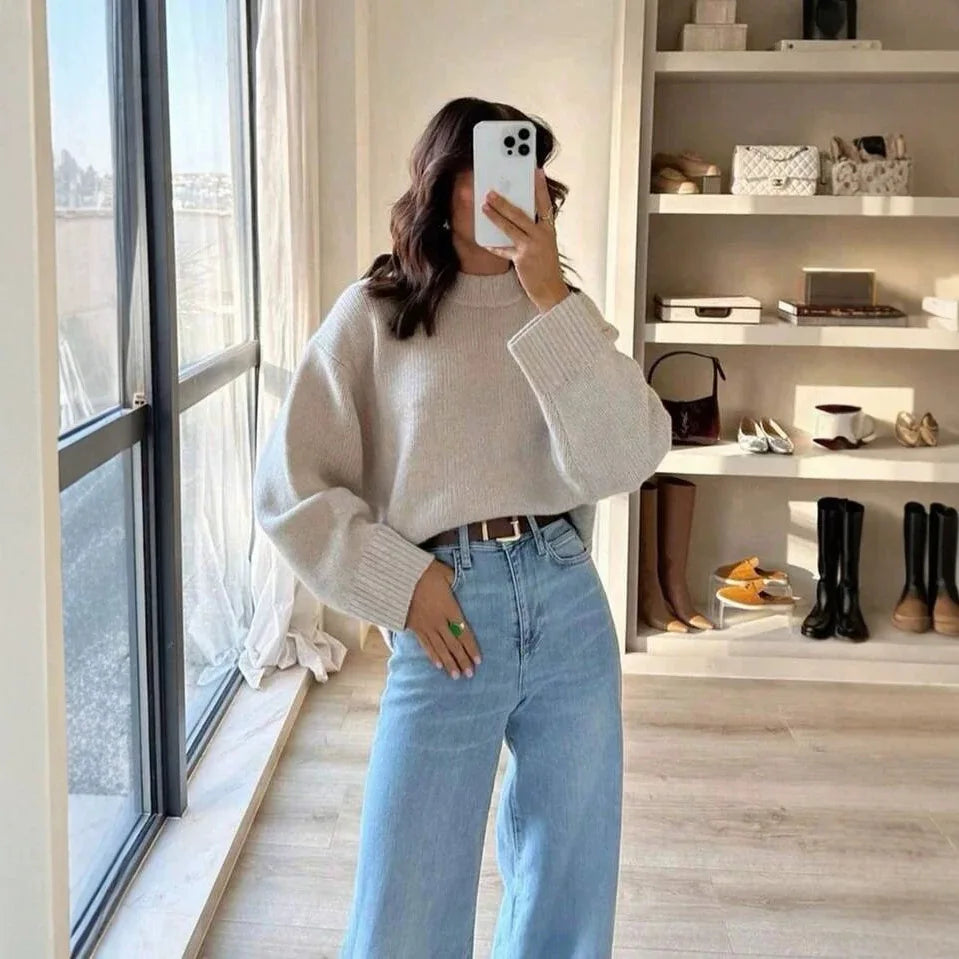 Pull Cozy Oversize – Col Rond